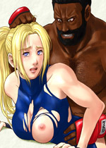 Cute hentai dick girl strokes her raging hardon