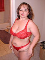 Sexy busty fatty giving great blowjob