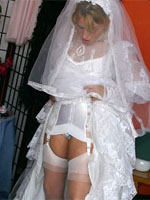 Melissa elegant business woman undresses