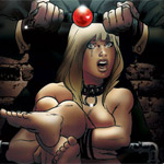 Zanzibar slave market. white slavegirl to her oriental mistress and master. eu innocencius