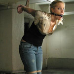 Girl gets tied up and fucked