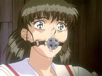 Terrific anime schoolgirl caught masturbating and got hieroglyphs all over her mouth-watering hips