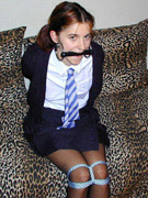 Hailey young and ariel locked in severe steel bondage