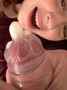 Artistic teen slut throat pounding and covered in cum