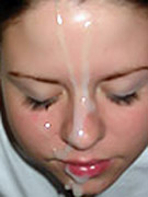She's a degree swallowing cum.