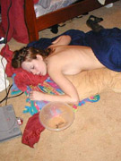 Wasted chick fucks