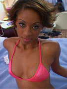 Black girl fucks first white dick