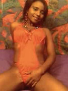 Sweet little hottie chillin out with her webcam