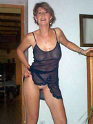 Redhead granny giving hot blowjob