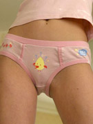 Nice cotton cum on panties