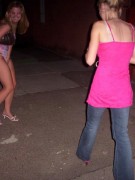 Girls get much man's pee into their mouth outdoors