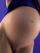 Lesbian preggo fucking hard in threesome and eating cum