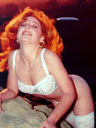 Horny red head gets fucked hard in the asshole!