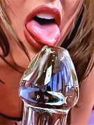 Crazy objects deep in her wet pussy