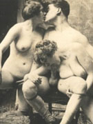 Wild 70s threesome hardcore action